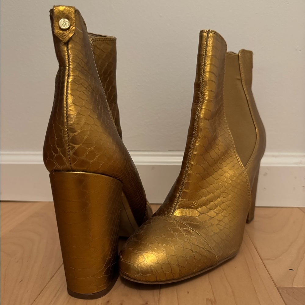 Sam Edelman Gold Boot